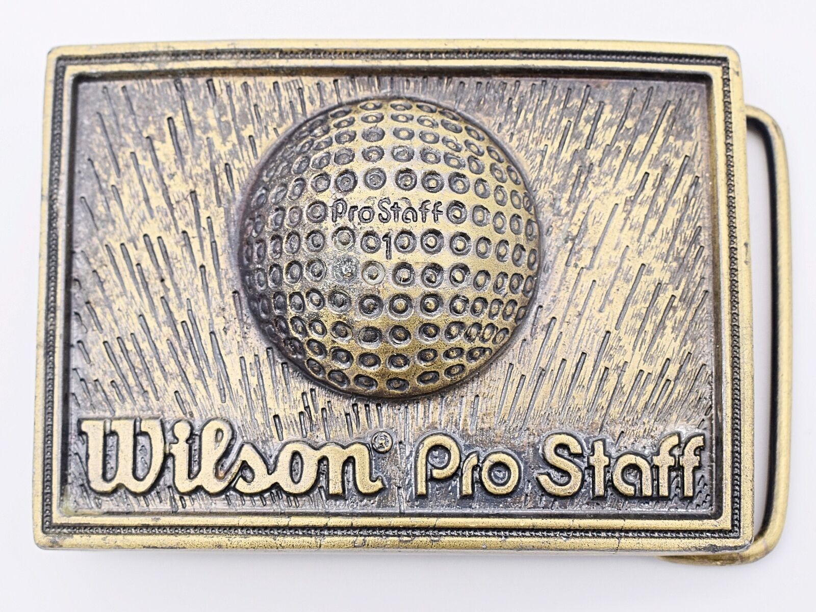 Wilson Pro Staff Golf Ball Vintage Belt Buckle
