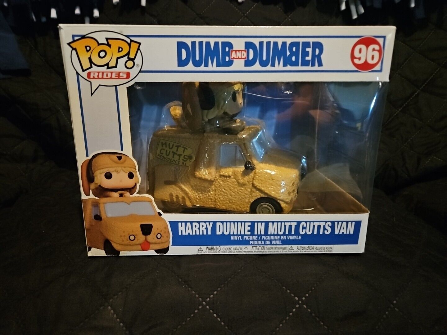 Funko POP Rides Dumb And Dumber Harry Dunne In Mutt Cutts Van Vinyl Figure