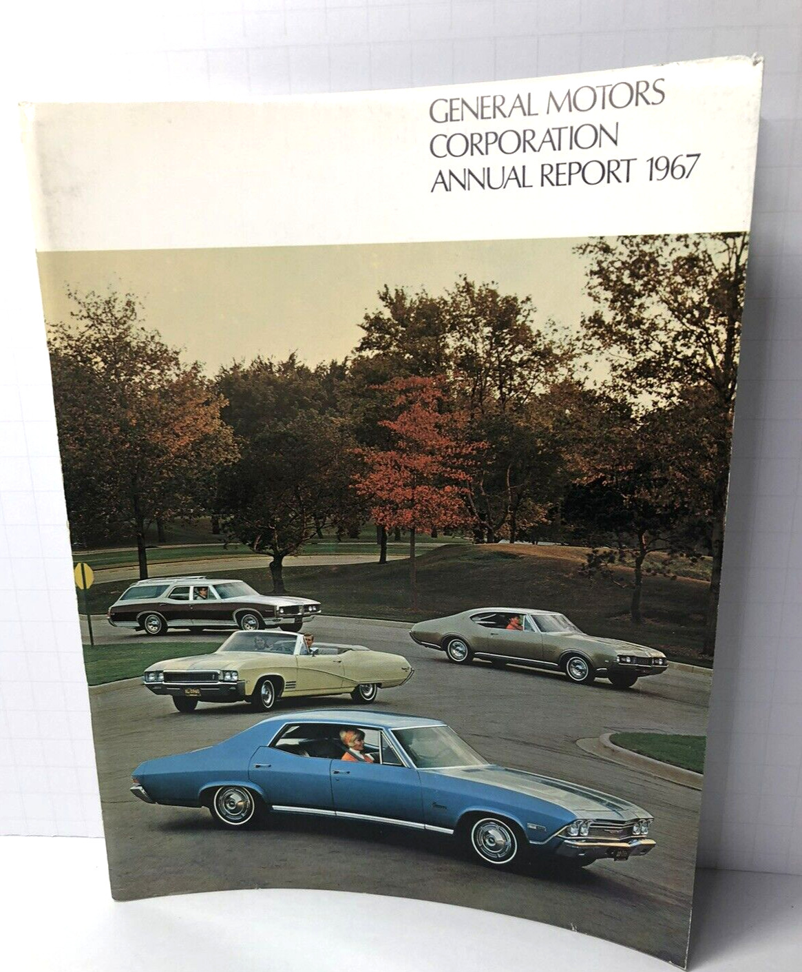 1967 General Motors GM Annual Report - 1968 New Cars - Chevelle Skylark Cutlass