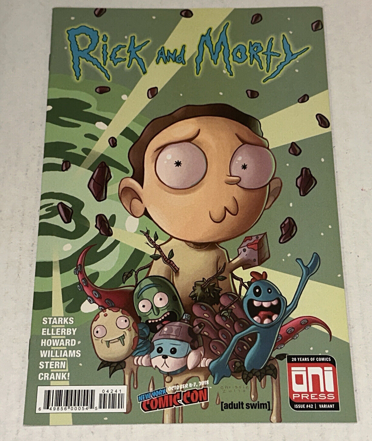 NYCC NY COMIC CON 2018 VARIANT RICK & MORTY #42 CHRISTIE ZULLO CONNECTS WITH #41