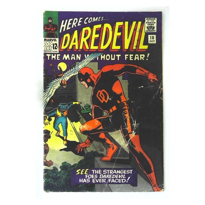 Daredevil (1964 series) #10 in Very Good condition. Marvel comics [p&