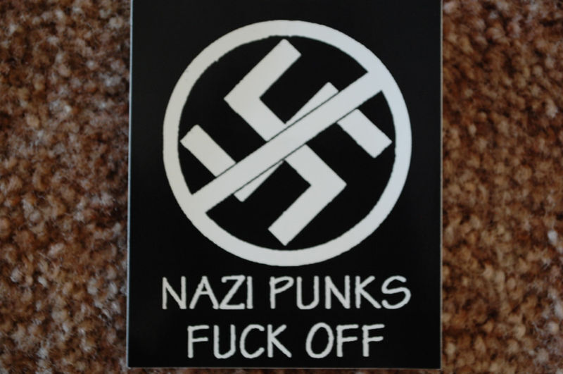 Dead Kennedys Anti racism / NAZI PUNKS F**** OFF Sticker Vinyl Decal (247)