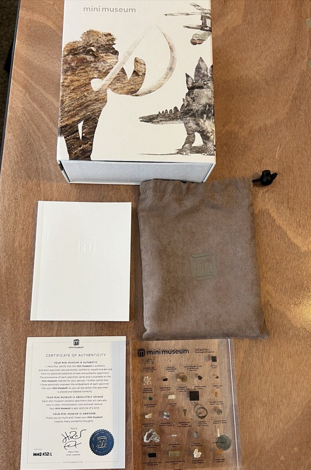 Mini Museum 2 Limited 2nd Edition - Large 26 Rare Specimens Hans Fex Kickstarter