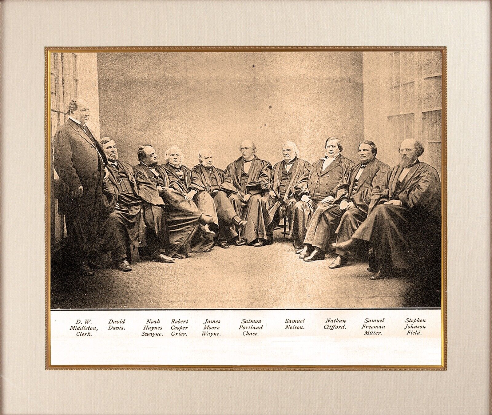 COPY Supreme Court Group-Chief Salmon Portland Chase 1864-1873