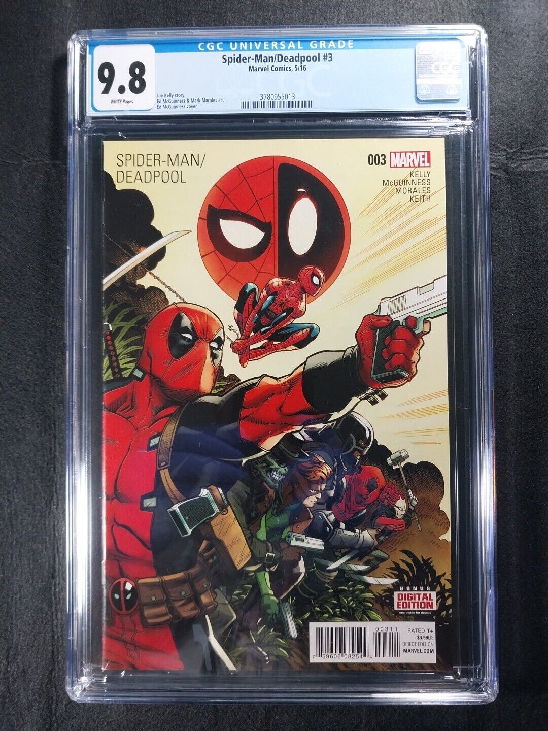 Spider-Man/Deadpool #3 CGC 9.8 NM/M Marvel Comics WP 2016