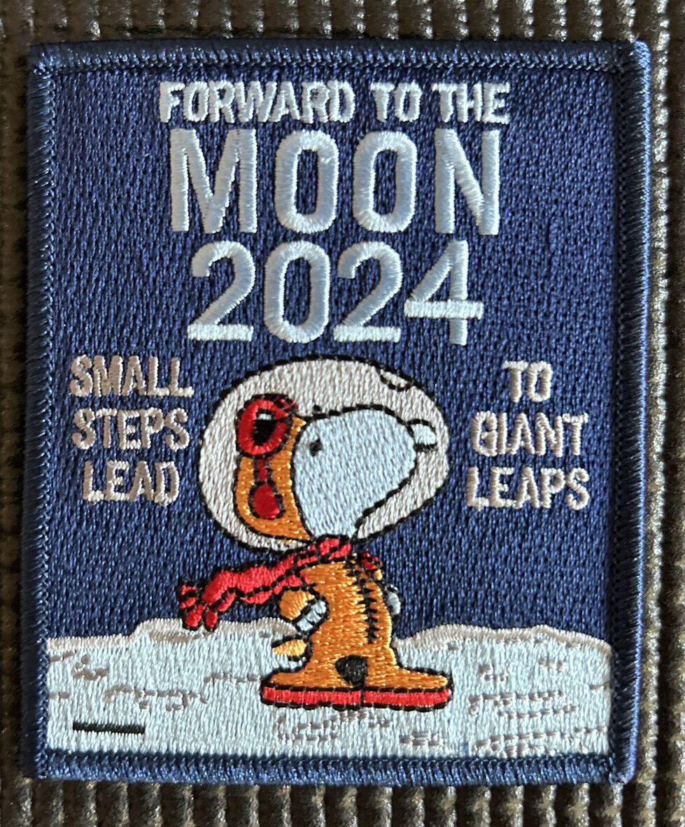 NASA MOON MISSION 2024 SPACE PATCH - ARTEMIS PROGRAM - 3.5”