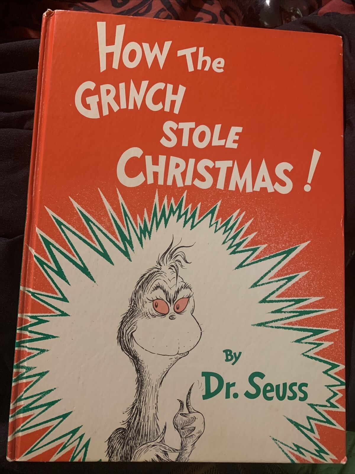 1957 Large How The Grinch Stole Christmas Hard Cover Book