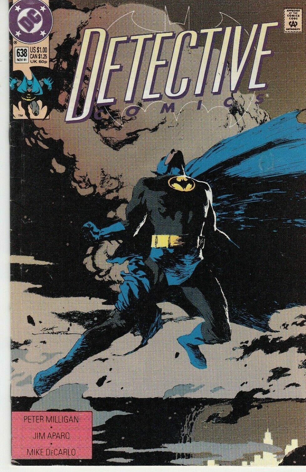 DETECTIVE COMICS #638 1991 DC -THE BOMB- JOKER,PENGUIN,TWO-FACE MILLIGAN...VG+
