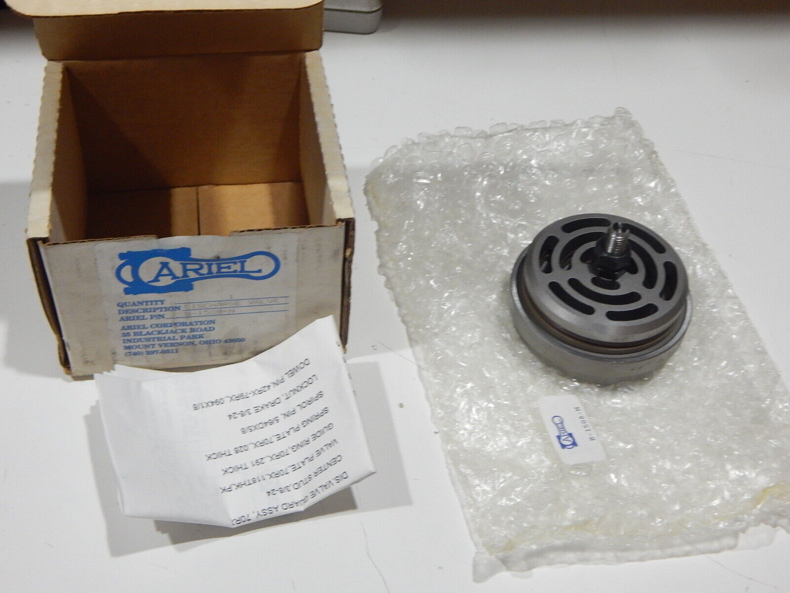 Ariel B-1508-N Discharge Valve - USA SELLER FAST SHIPPING