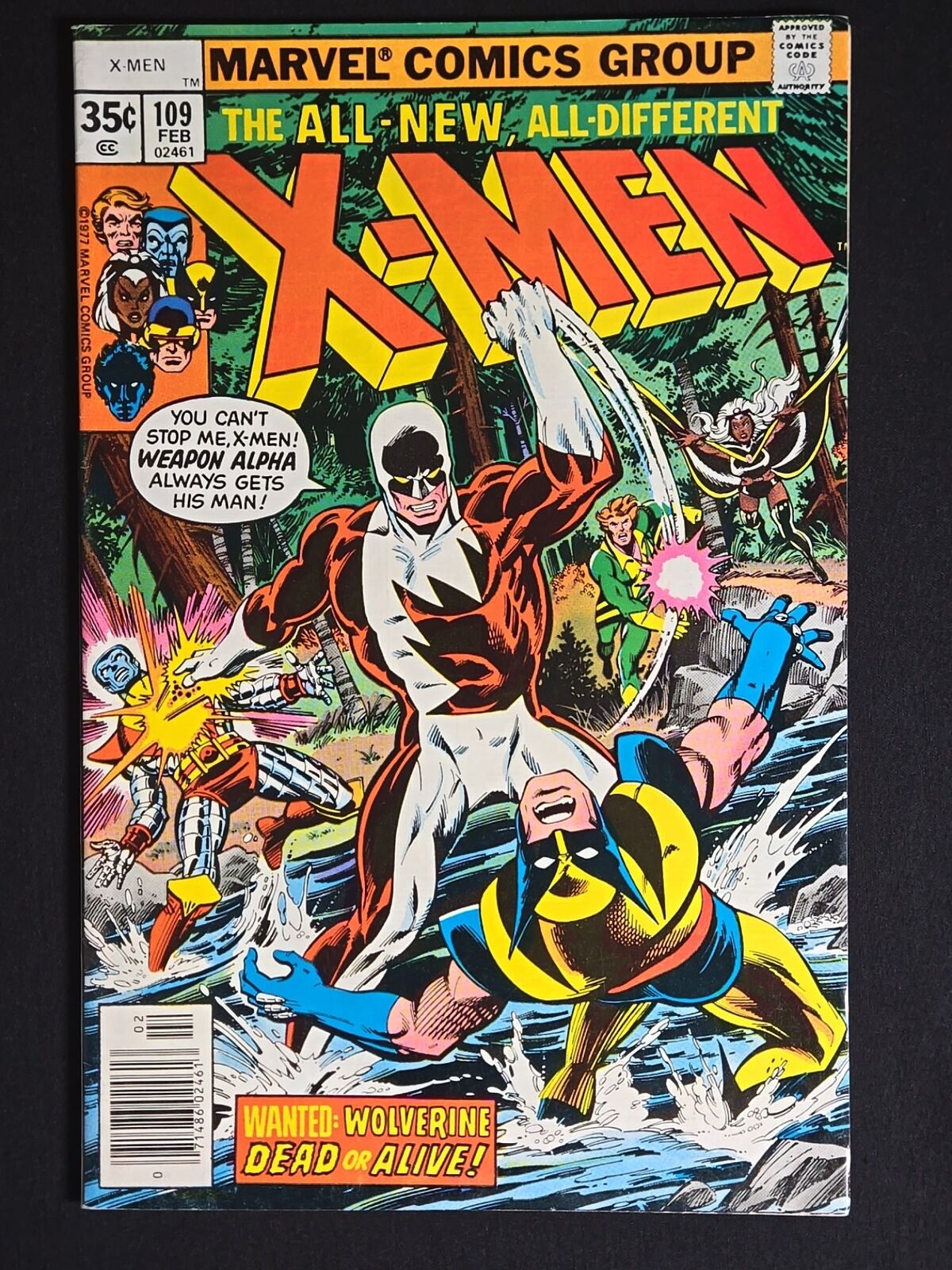 X-Men #109 VF- 7.5 1st Appearance Weapon Alpha Chris Claremont Marvel 1978