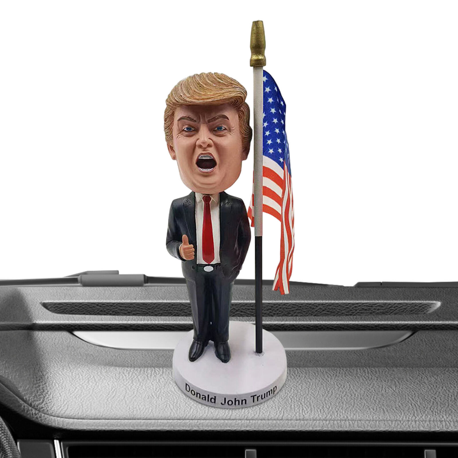 Trump 2024 Bobblehead (Trump with the American Flag)