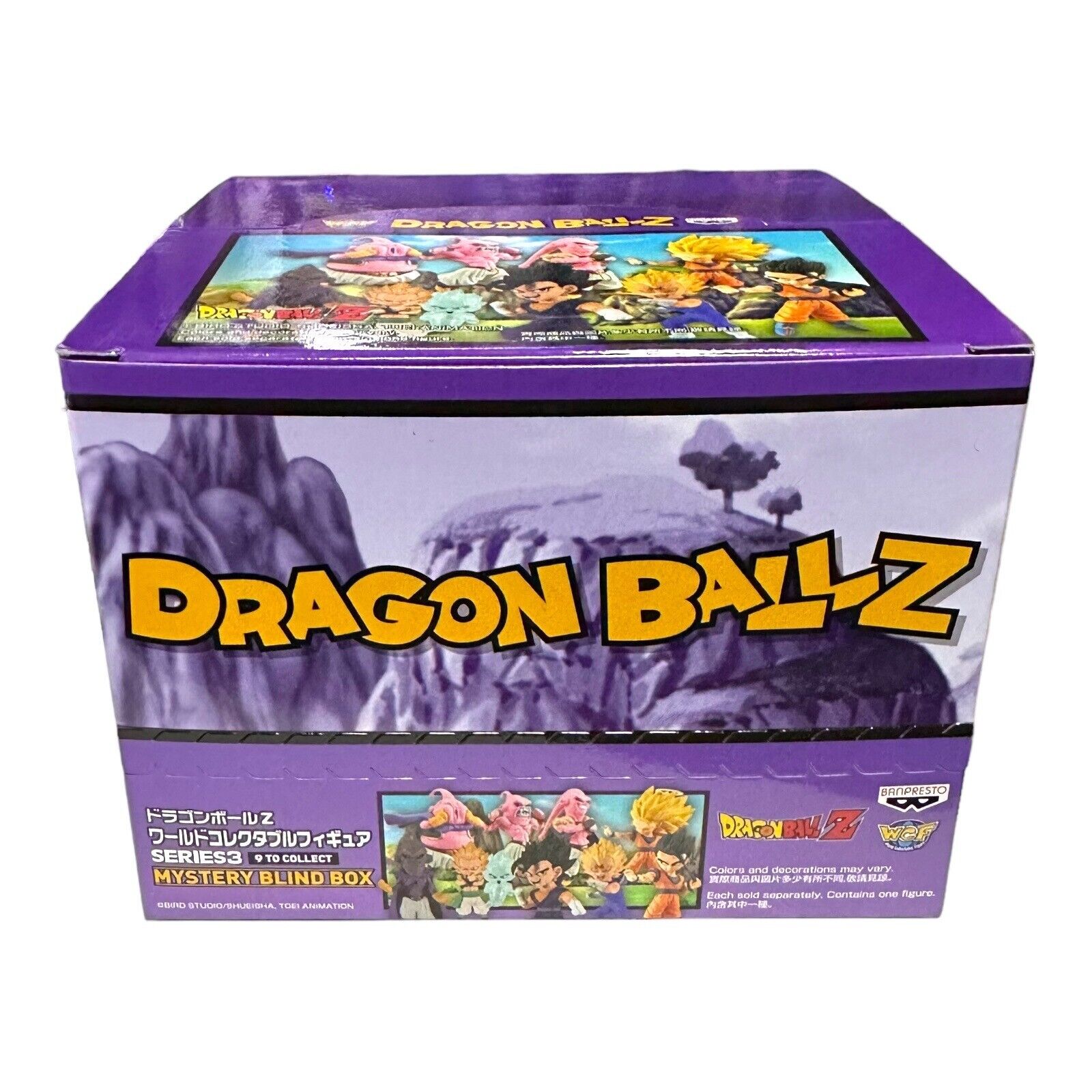 New Dragonball Z Mystery Blind Box WCF Series 3 Buu Saga 9 Case of 9