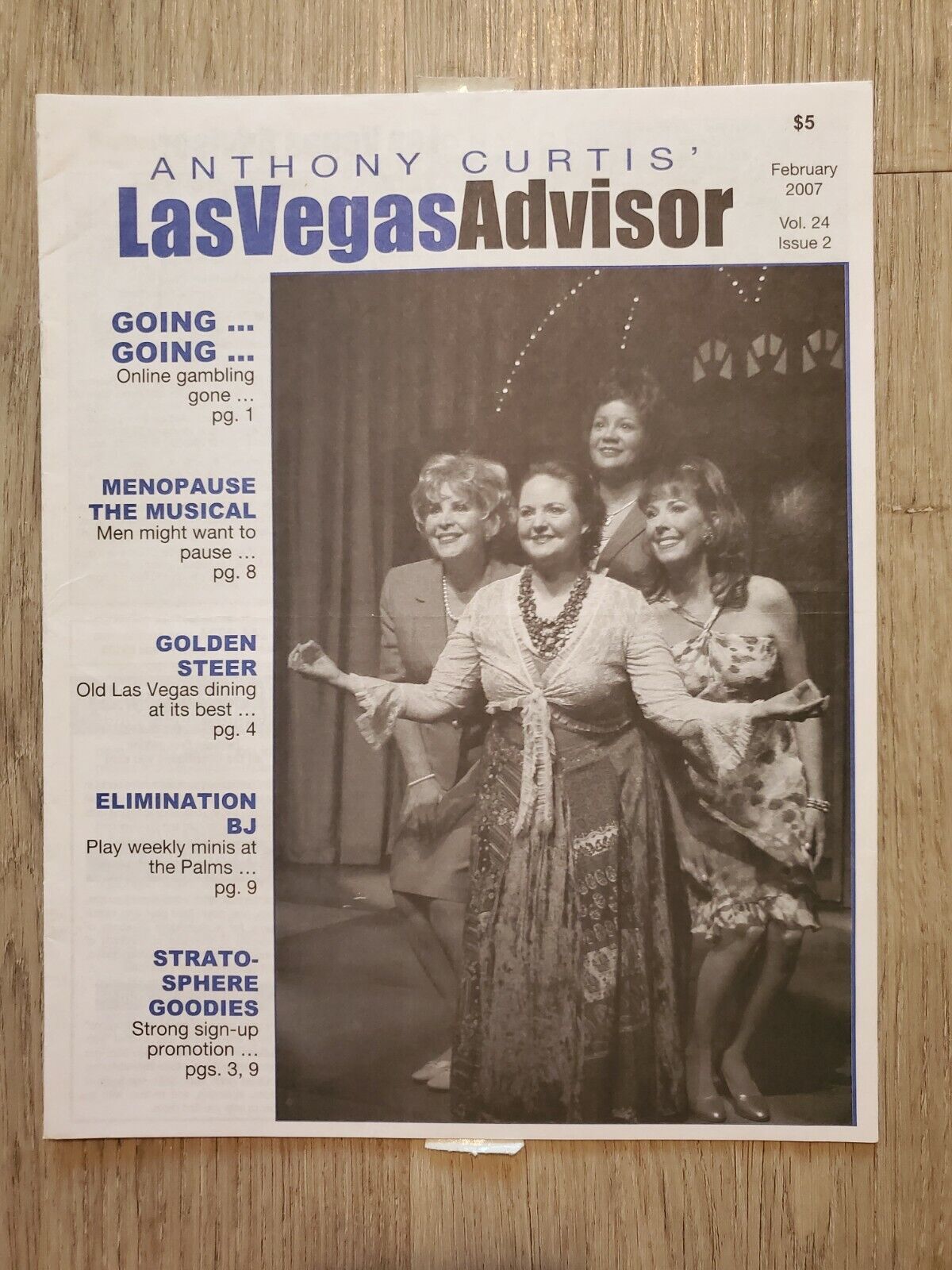 Las Vegas ADVISOR February 2007 Menopause The Musical in Las Vegas