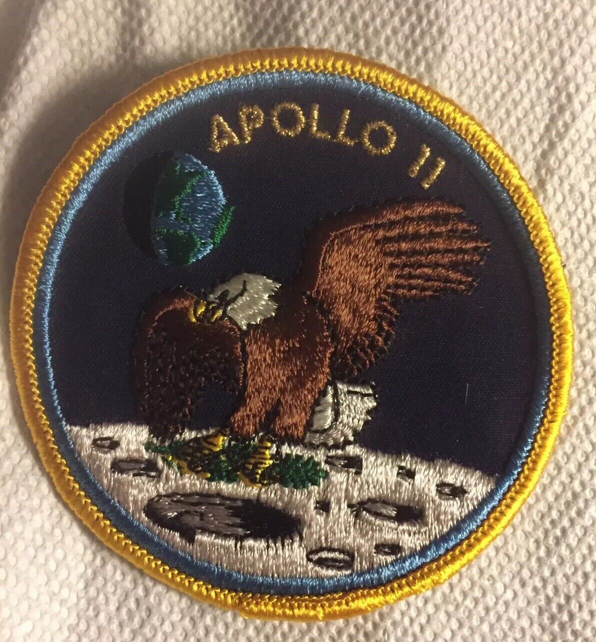 NASA Apollo 11 Authentic 1969 patch Made By Lion Brothers Mint