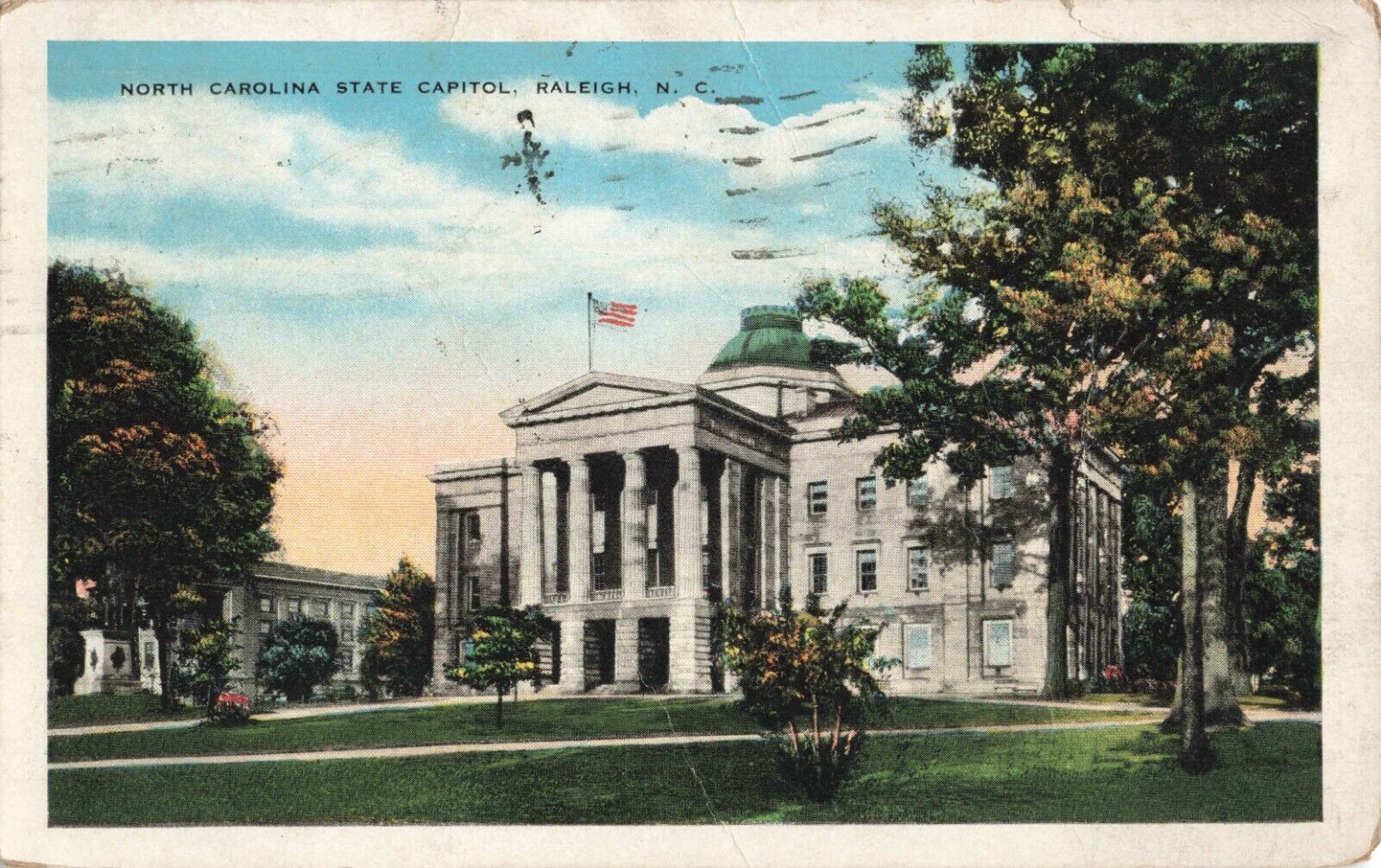 Postcard State Capitol Raleigh North Carolina