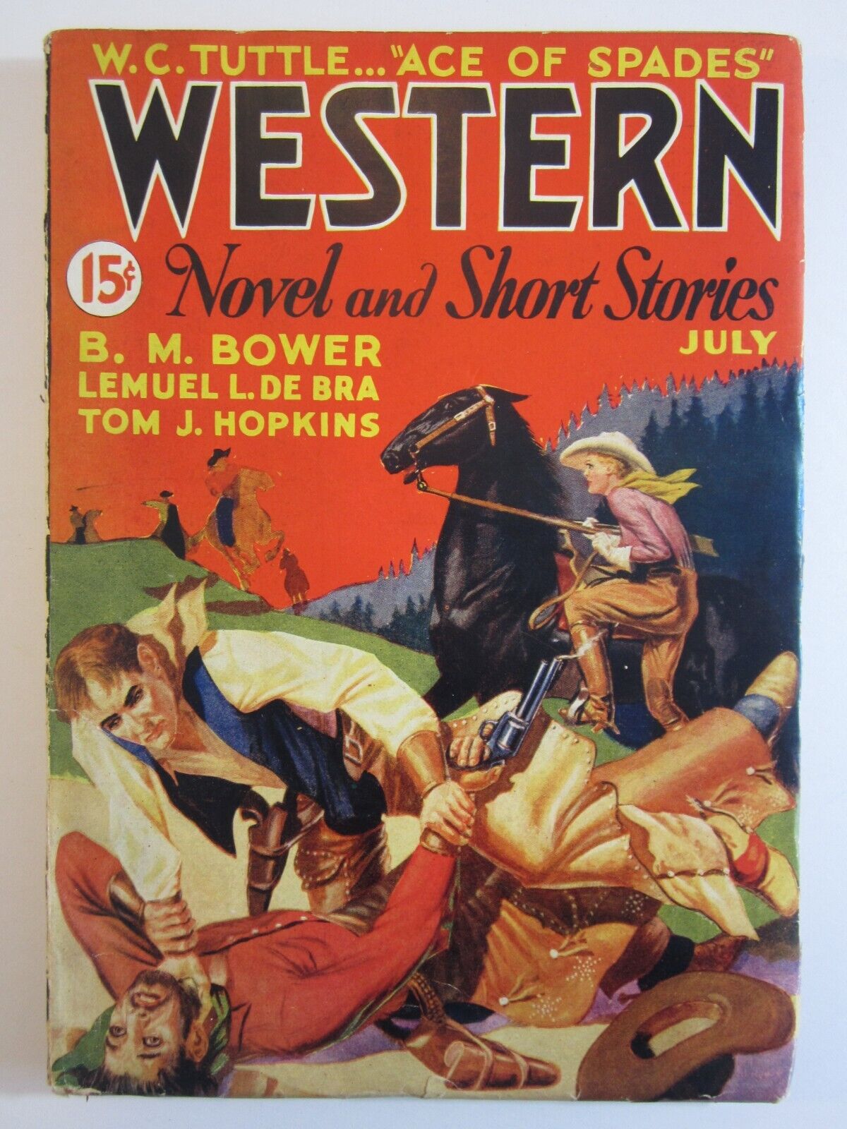 Western Novels and Short Stories Pulp Vol. 1 #4, July 1934 GD