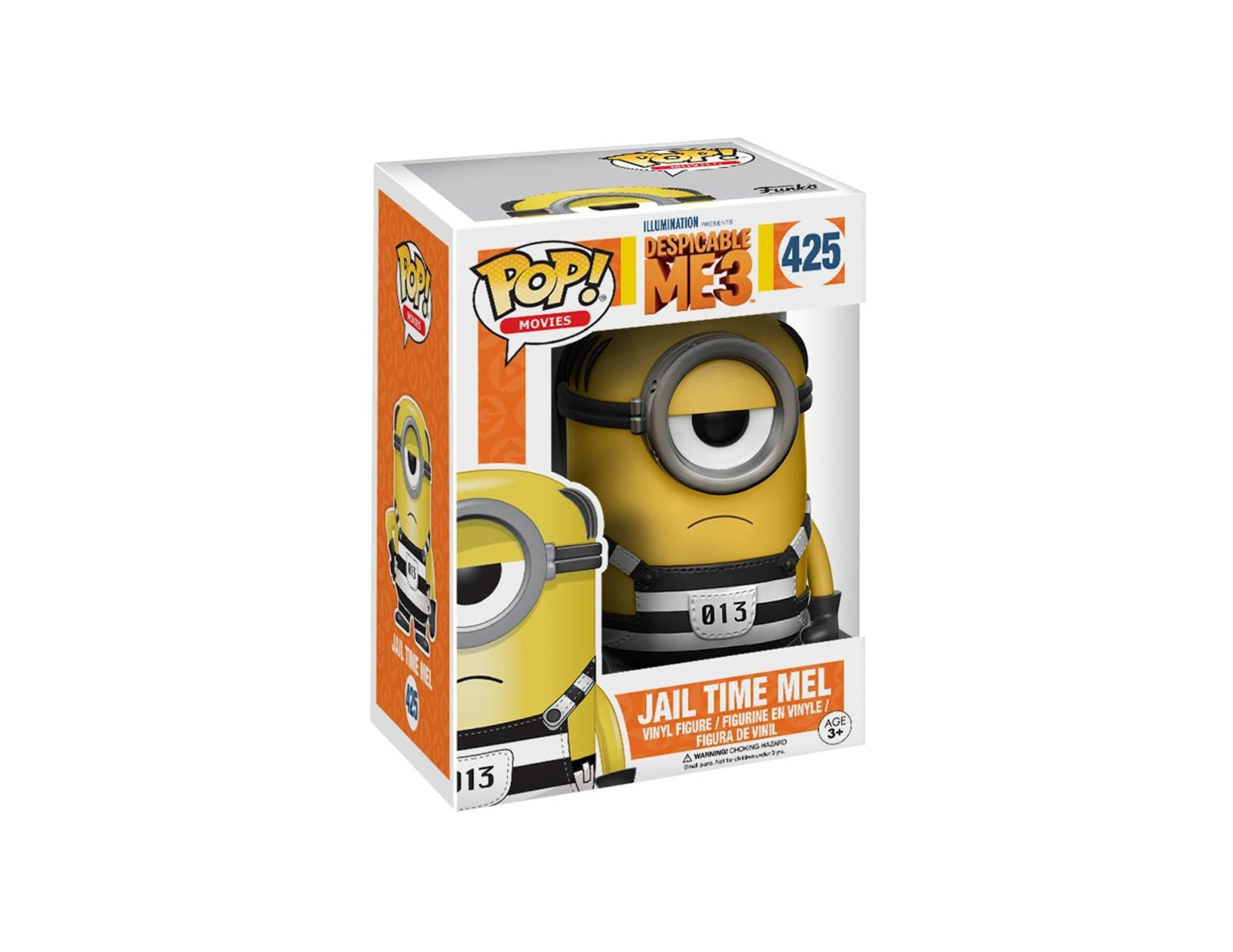 Funko POP  Despicable Me 3 - Jail Time Mel #425 with Soft Protector (B31)