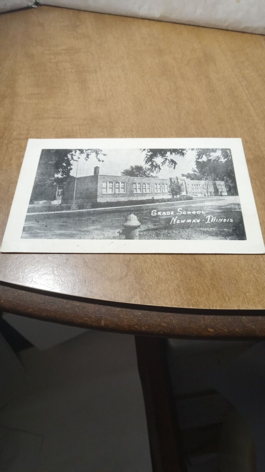 Real Photo Postcard Post Card Grade School Newman Illinois ILL Vintage