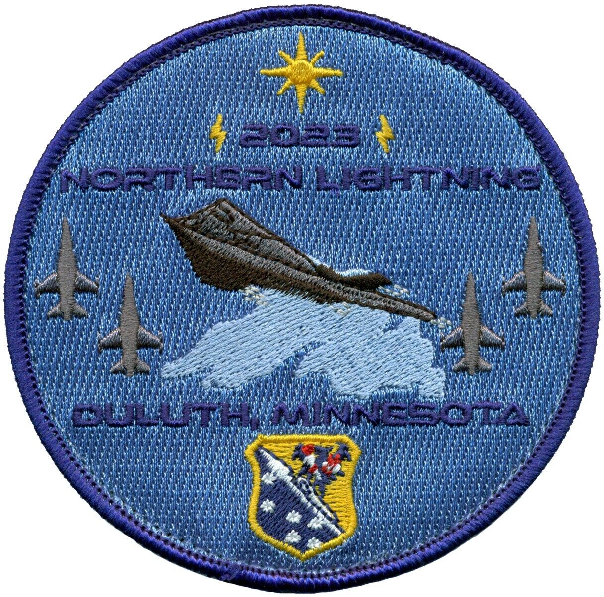USAF 148th FIGHTER WING – NORTHERN LIGHTNING 2023 PATCH