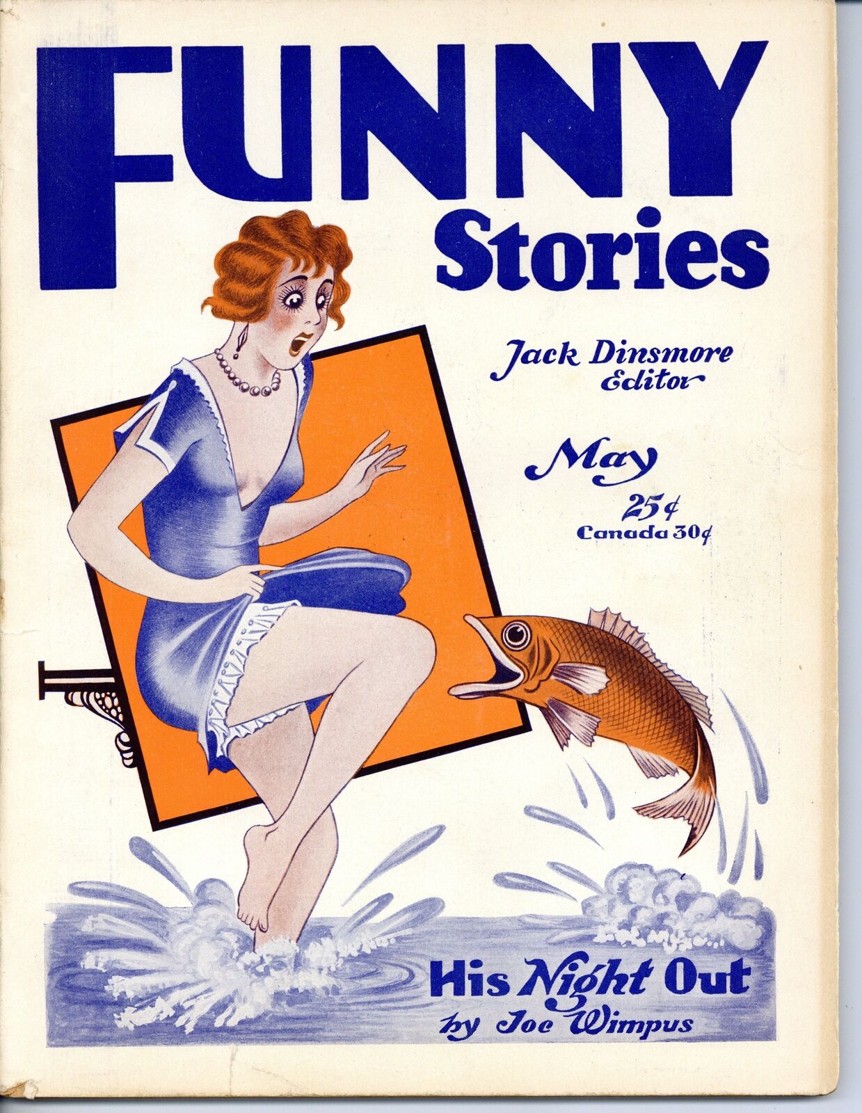 Funny Stories Magazine May 1930 Vol. C #5 VG