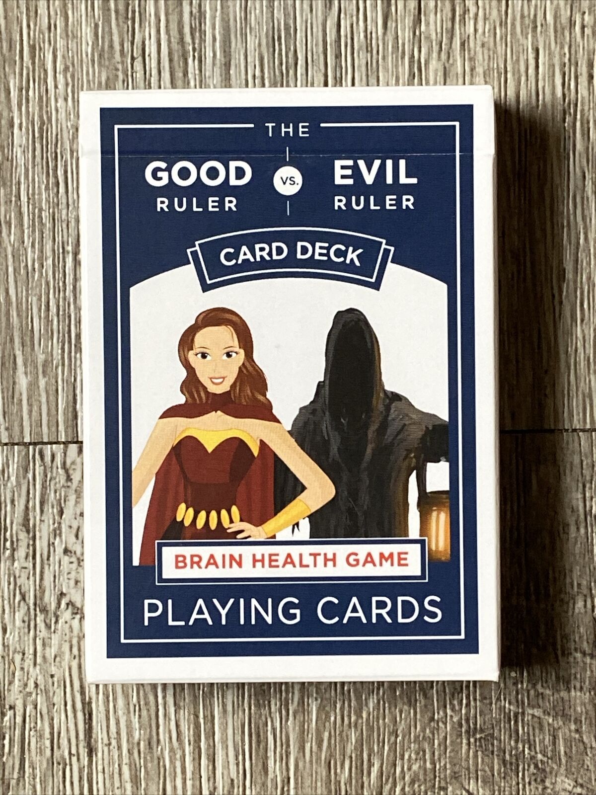 The Good Ruler Evil Ruler Card Deck Playing Cards Brain Health Mental Health NEW