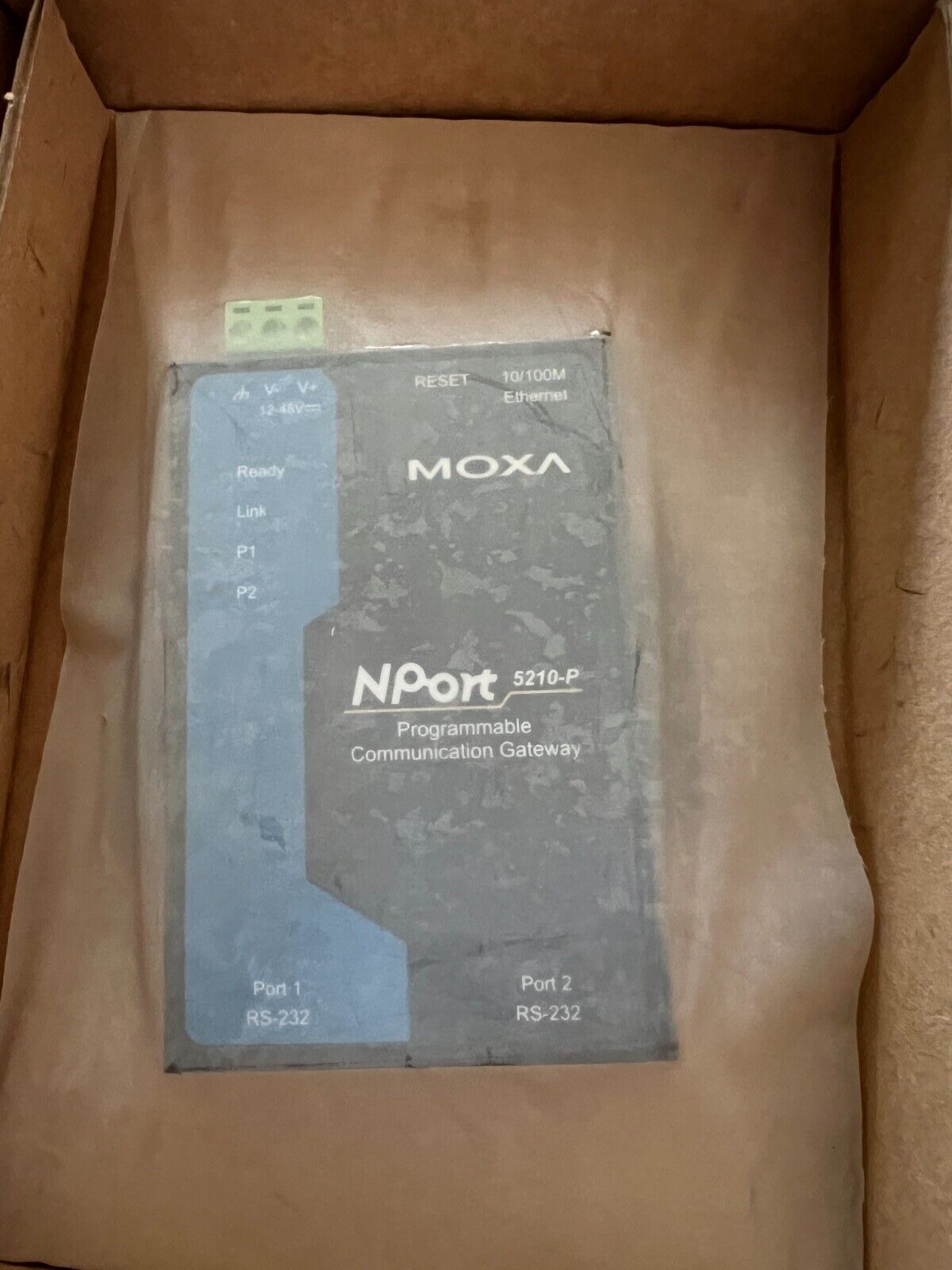 MOXA NPort 5210-P Programmable Communication Gateway 2 Ports device Server 