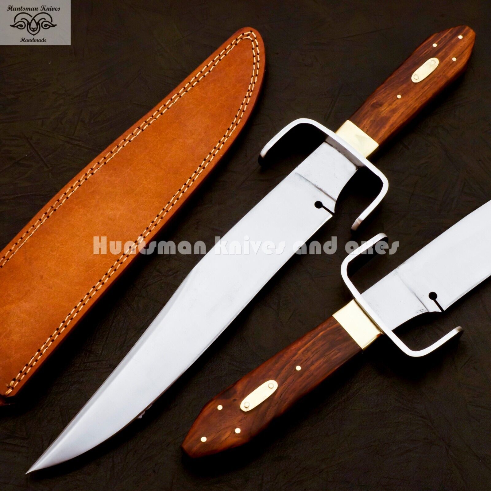 Custom Hell Belle's BOWIE Replica Coffin Handle Sharp Swedge in 4mm thick Spine