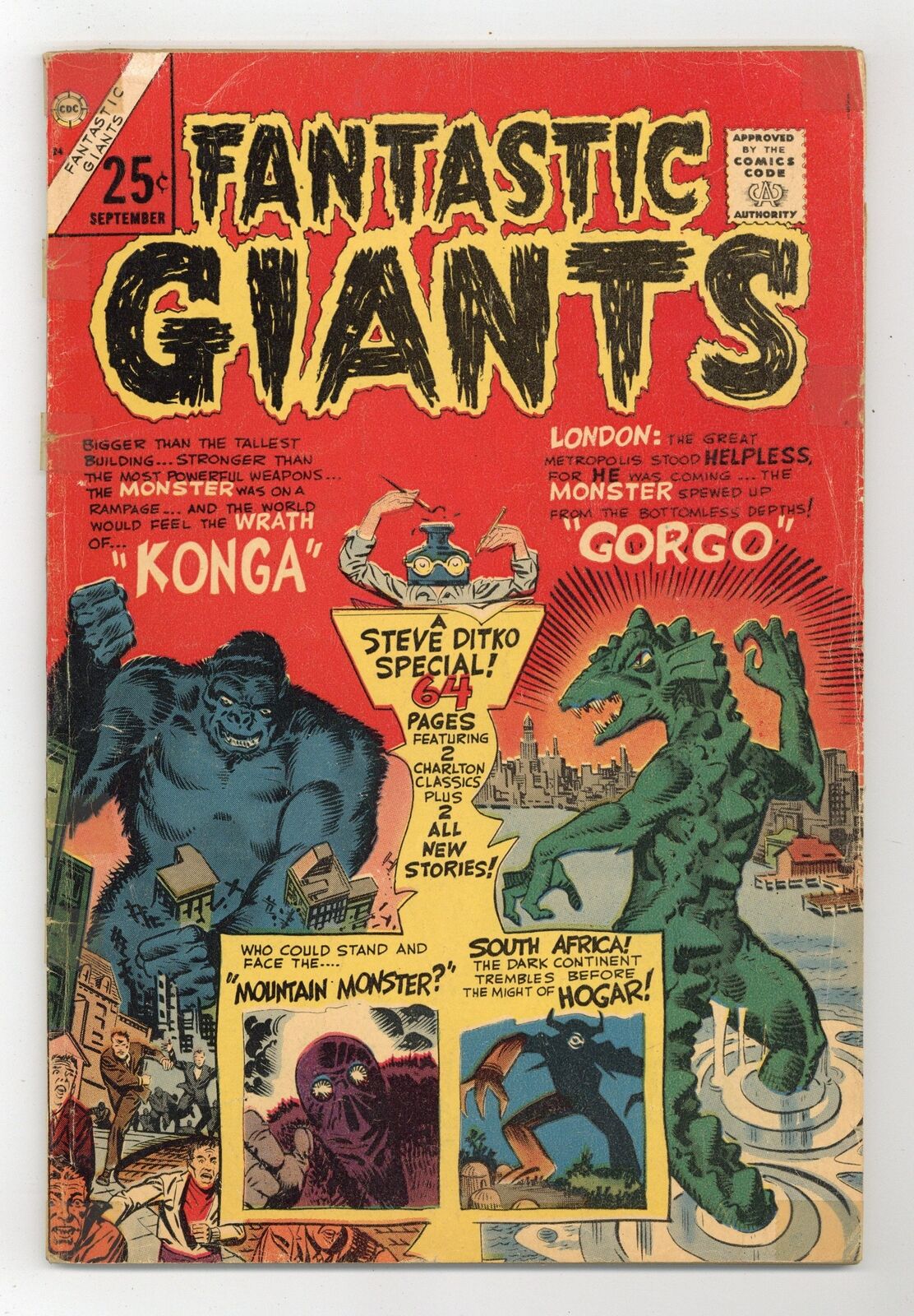 Fantastic Giants #24 VG- 3.5 1966