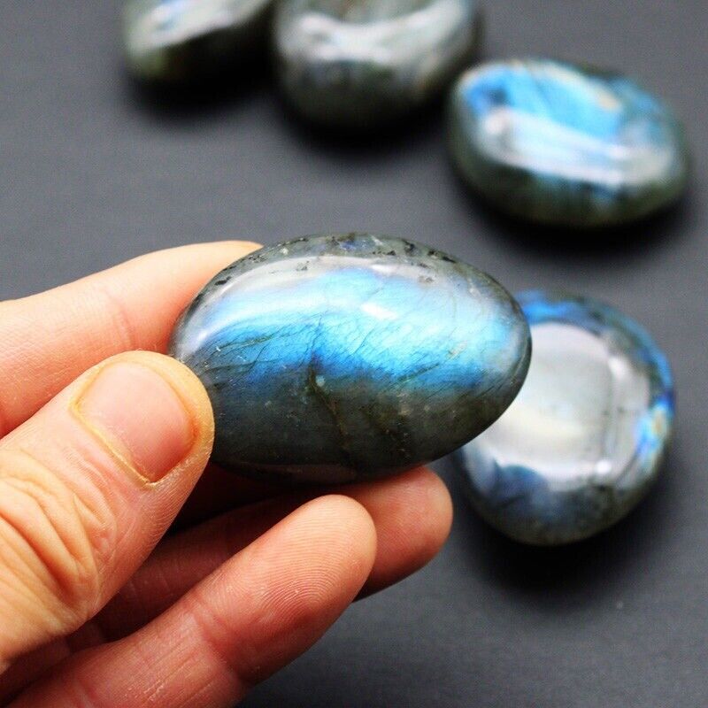 Natural Polished Labradorite Minerals Reiki for Anxiety Stress Relief Therapy 1p