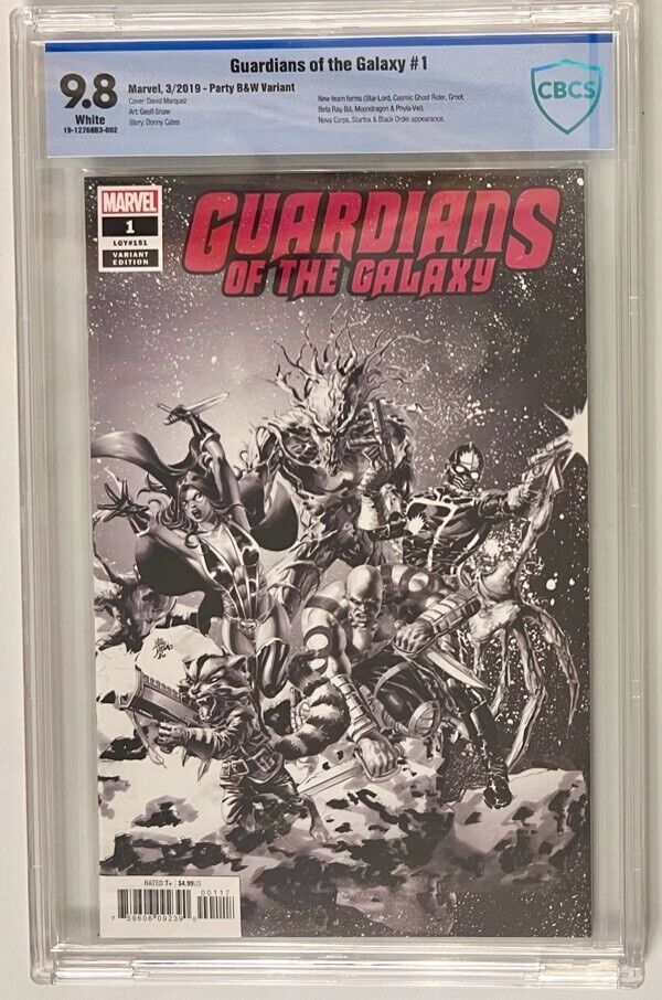 Guardians of the Galaxy 1 Incentive Mike Deodato Jr Party Sketch Var. CBCS 9.8