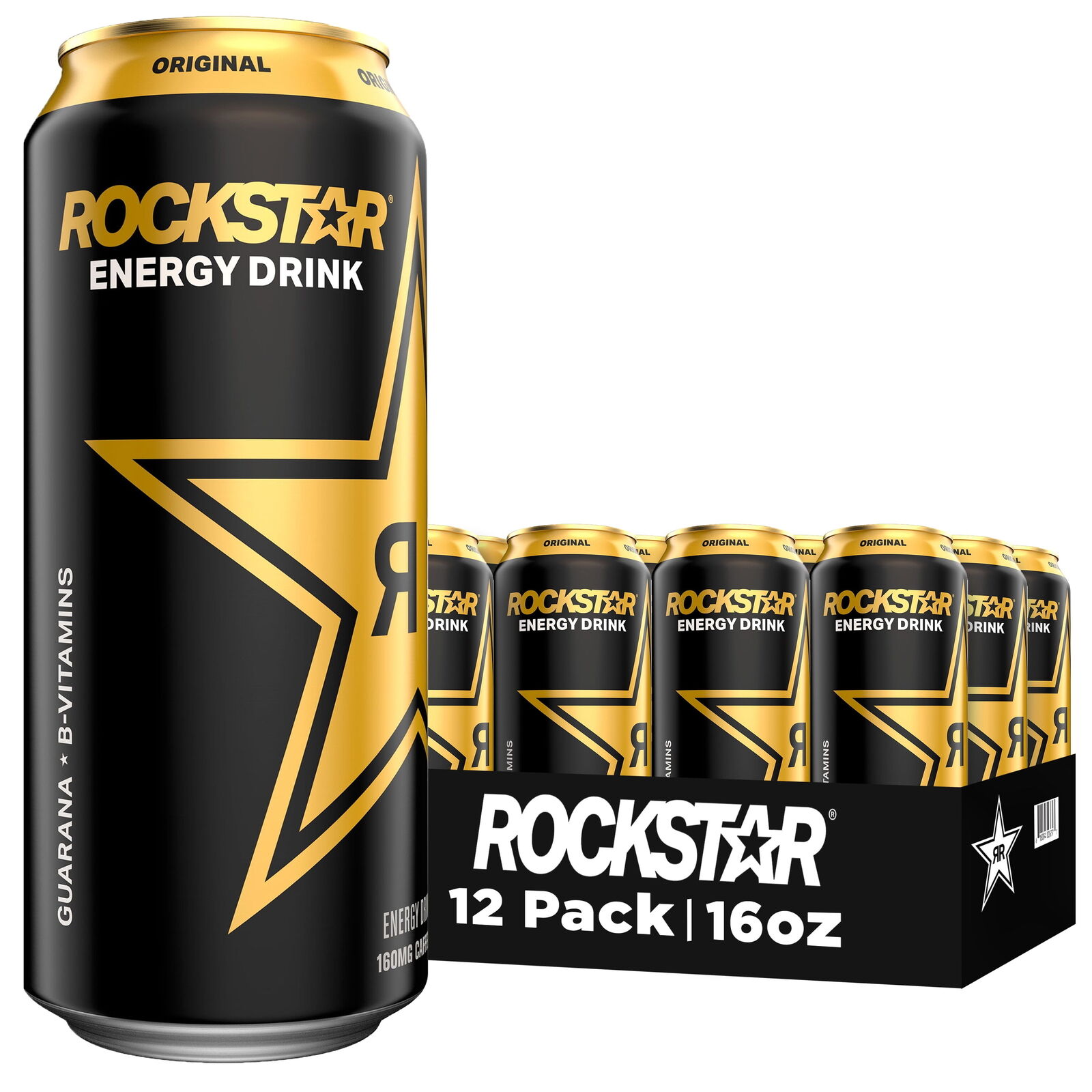 Rockstar Original Energy Drink, 16 fl. oz., 12 Pack Cans