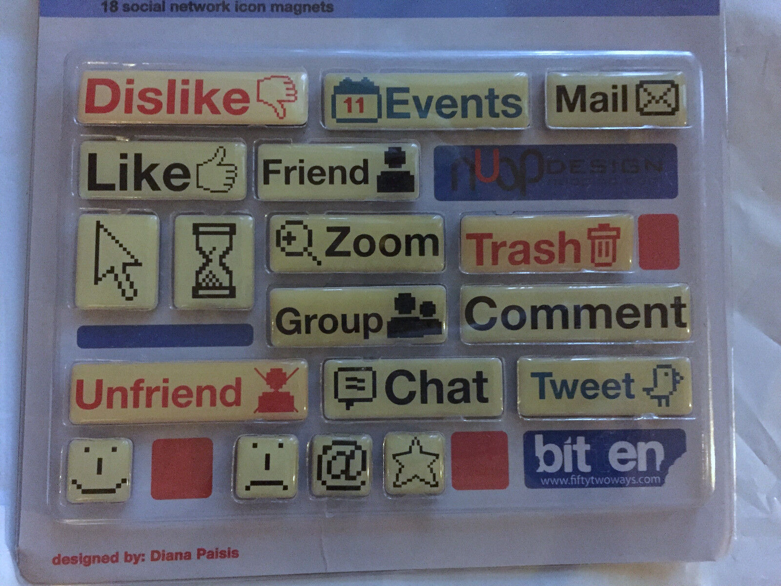 Social Network Icon Fridge Magnets Popular Remarks