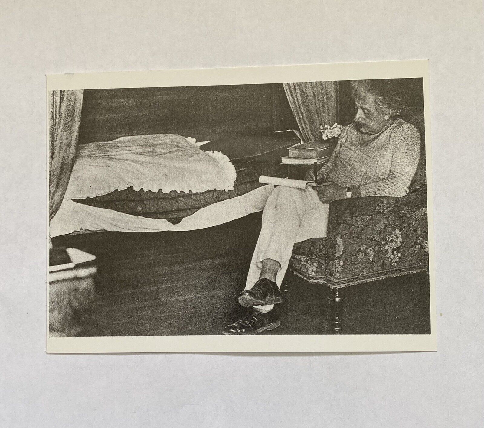 Albert Einstein at Home in Caputh, Germany c.1931 Postcard