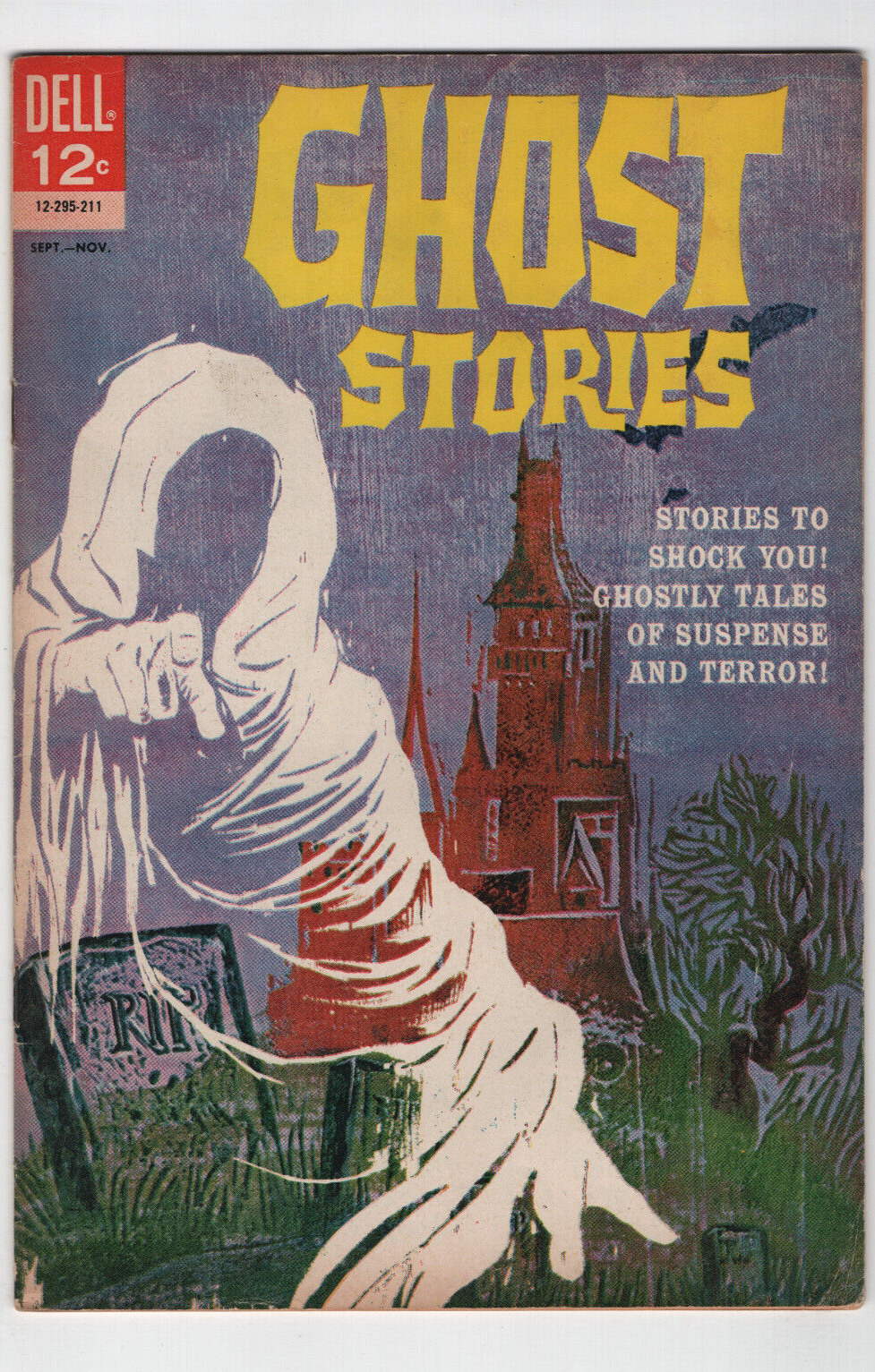GHOST STORIES #1 DELL COMICS SILVER AGE SA HORROR 1962