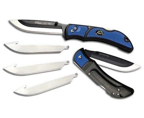 Outdoor Edge RLU30-40 Razor Lite Blue EDC Hunting Folding Knife