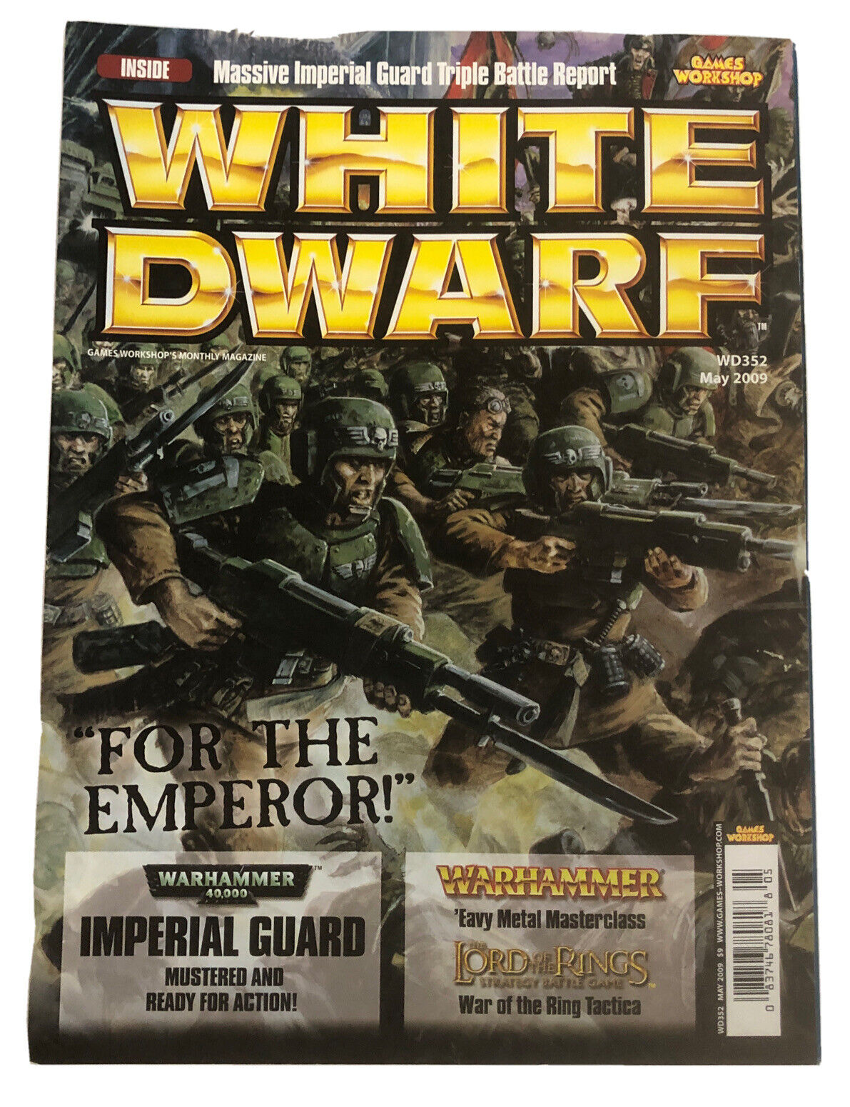 WHITE DWARF Magazine WD352 Games Workshop May 2009 Warhammer Lord Of The Rings