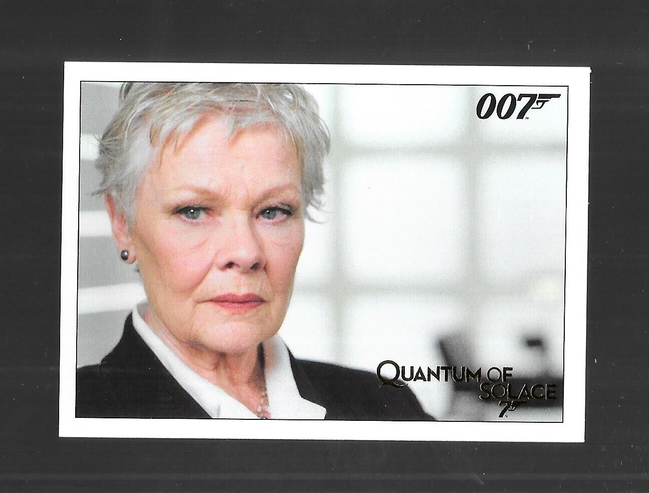 James Bond 2015 Archives Quantum of Solace Gold Foil Parallel Card 012 083/125