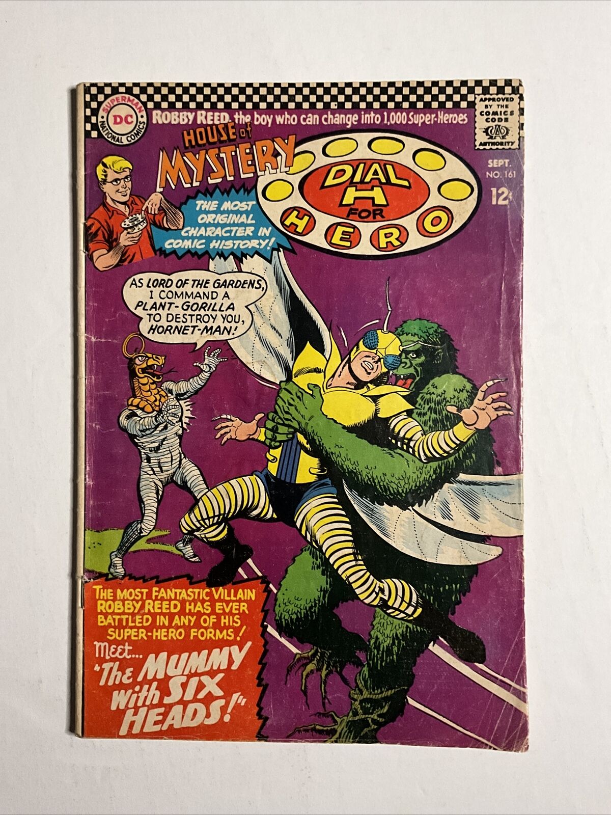 House Of Mystery #161 (1966) 5.5 VG DC Silver Age Comic Book Plastic Man App