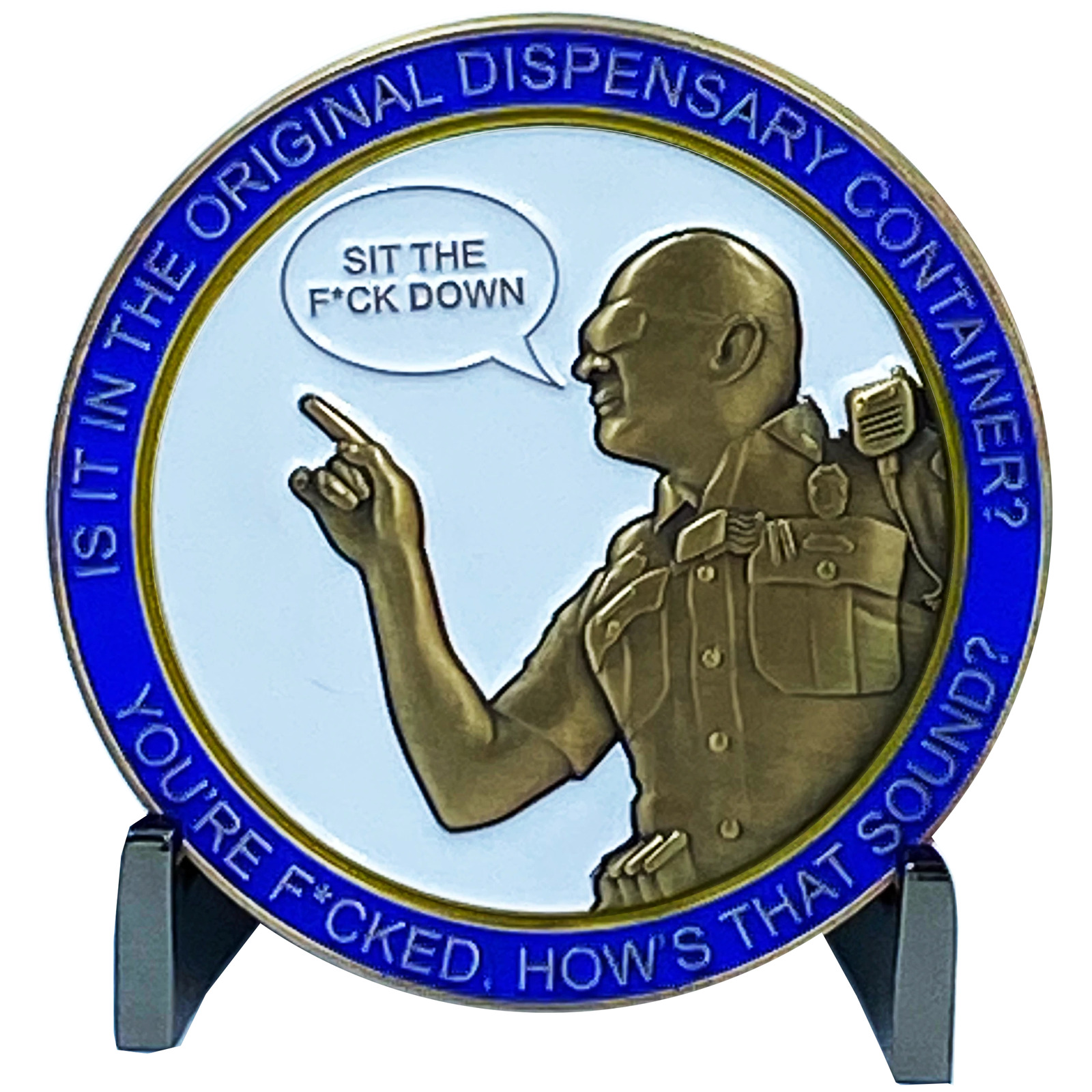 DL1-16 new Version 2 Dispensary Container CSP Challenge Coin inspired by Connect