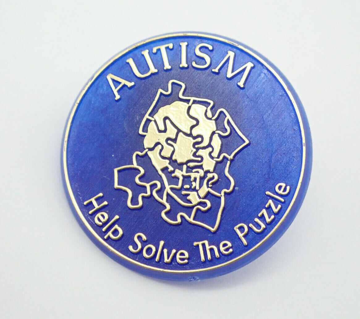 Autism Help Solve The Puzzle Vintage Lapel Pin