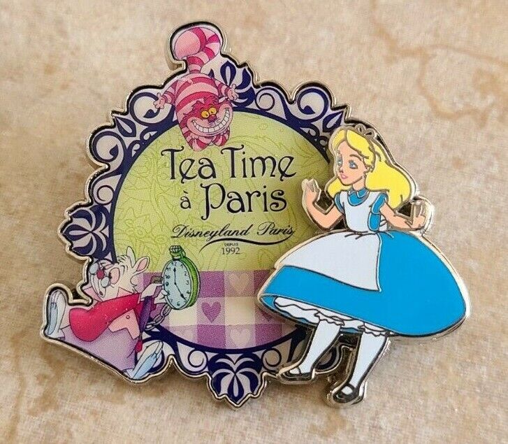 Pin Trading Disney Pin Disneyland Paris Alice In Wonderland Tea Time a Paris