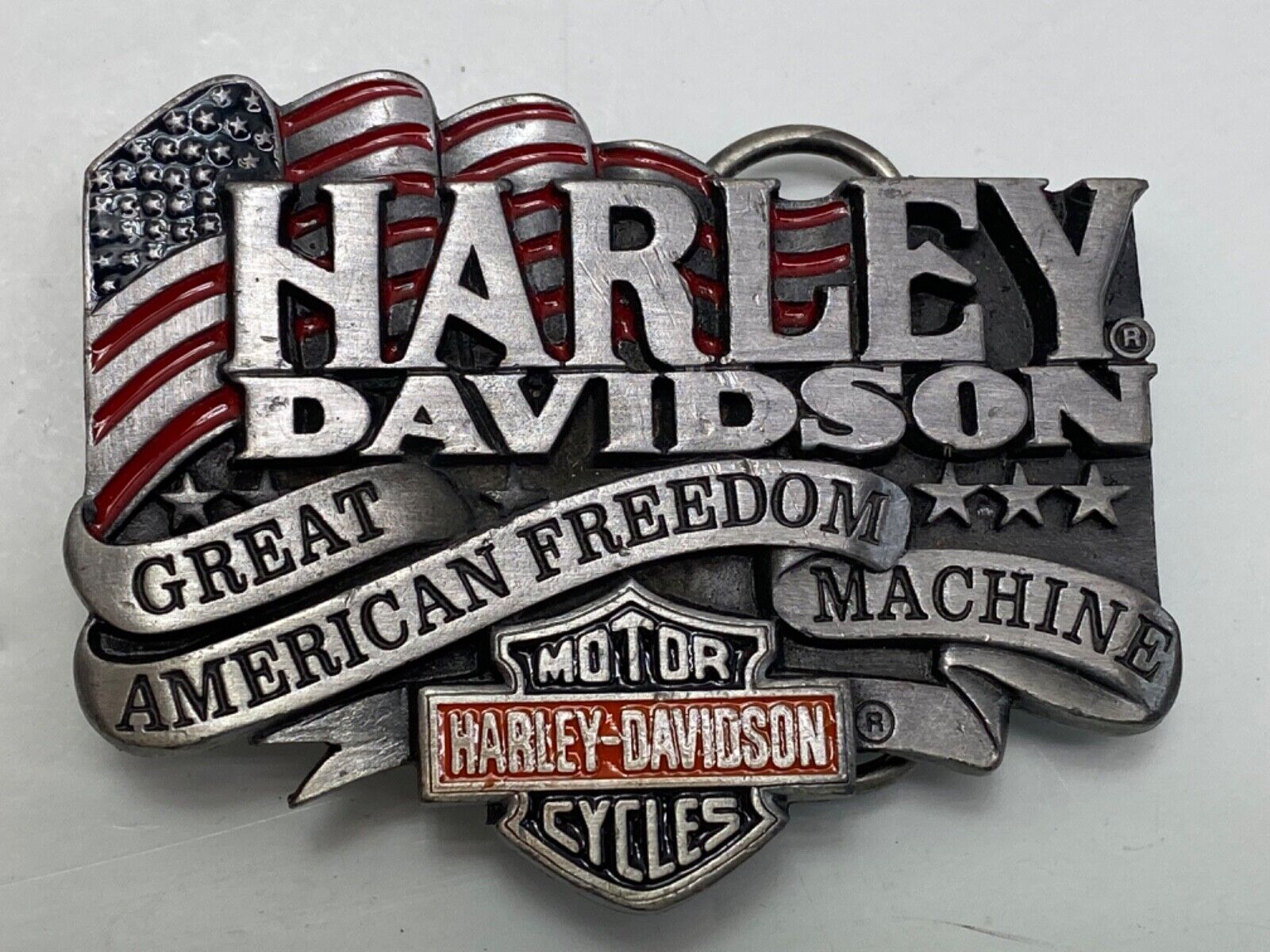Vintage 1992 Harley-Davidson Motorcycles Belt Buckle Made In USA
