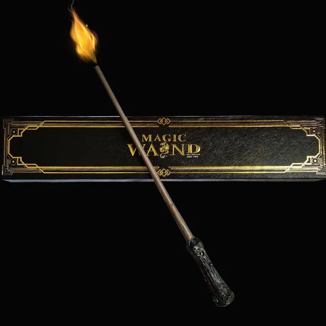 Magic wand that shoots fireballs US STOCK & Seller  -NO FLASHPAPER included-  HP