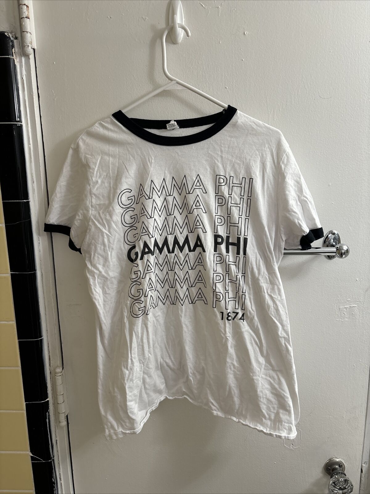 Vintage Gamma Phi Beta Sorority T Shirt Sz Mens Medium Anvil 