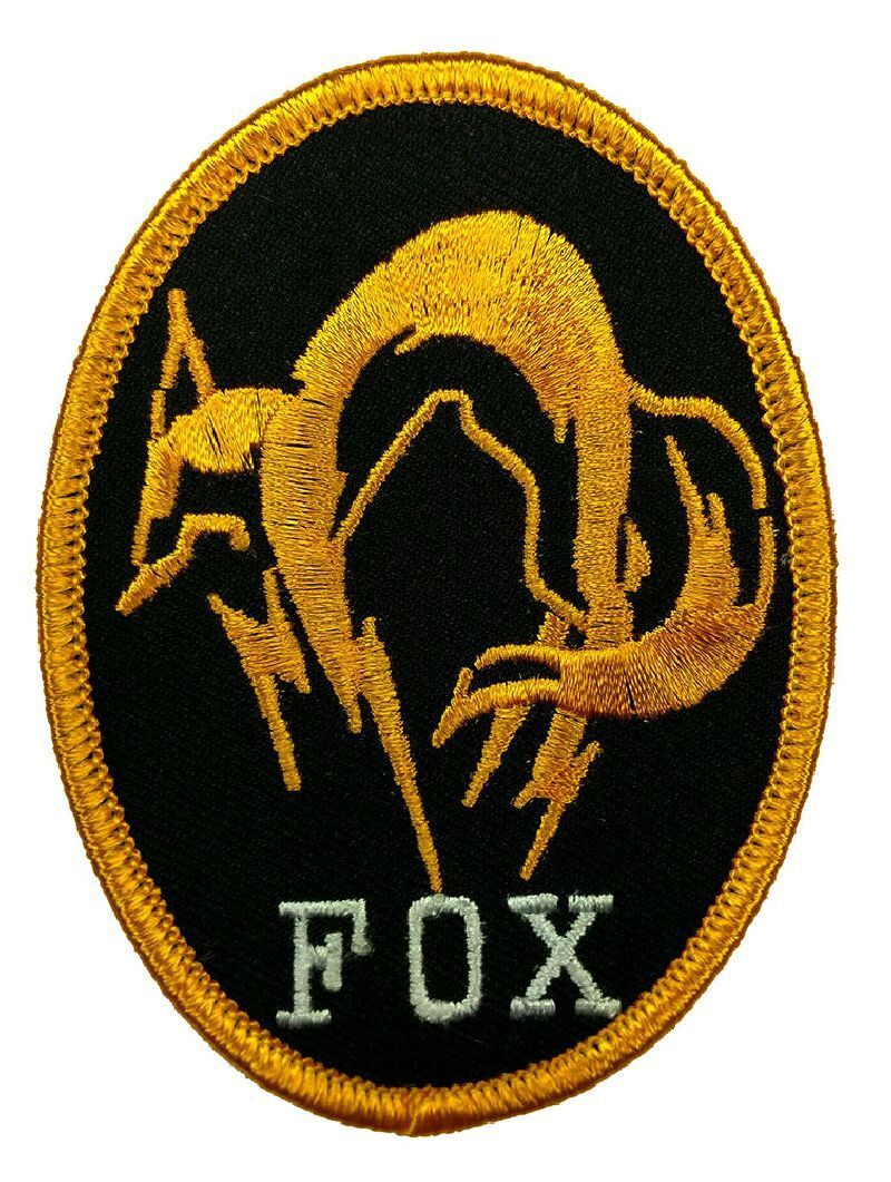 METAL GEAR SOLID FOX HOUND PS4 EMBROIDERED HOOK TACTICAL PATCH 