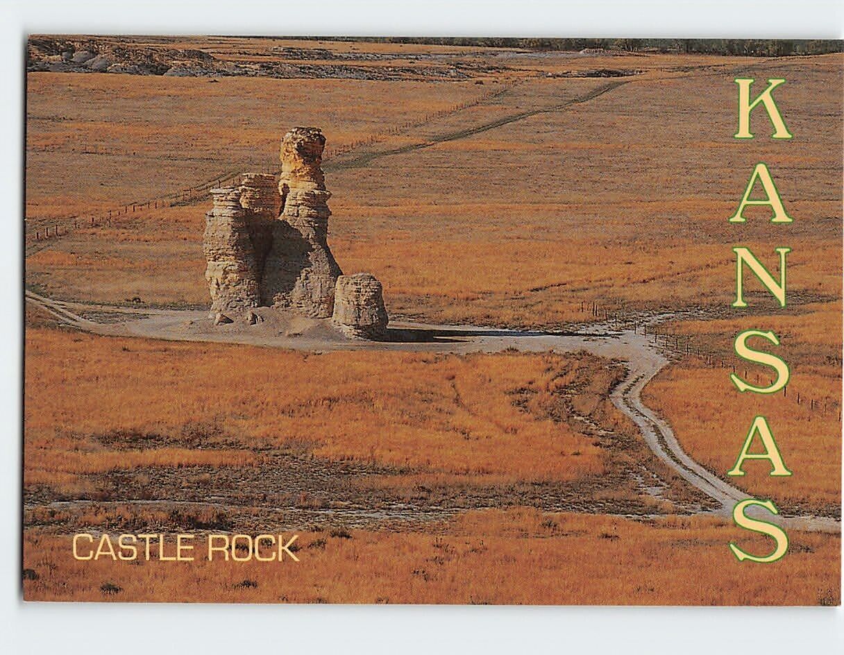 Postcard Castle Rock, Kansas