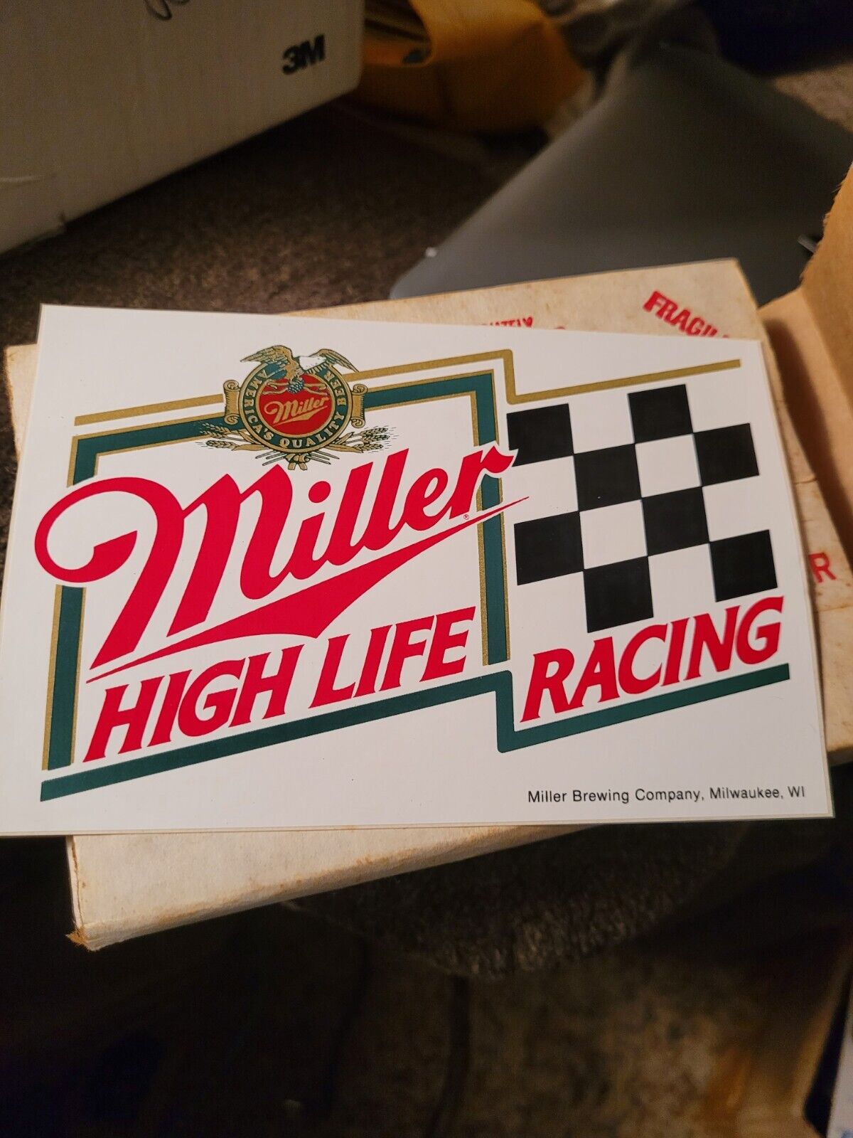 Vintage Miller High Life Sticker