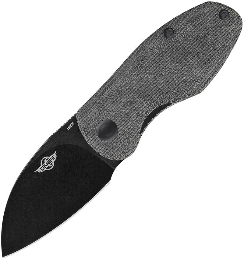 Oknife Parrot Pocket Knife Linerlock Black Micarta Folding 154CM Blade PARROTBK