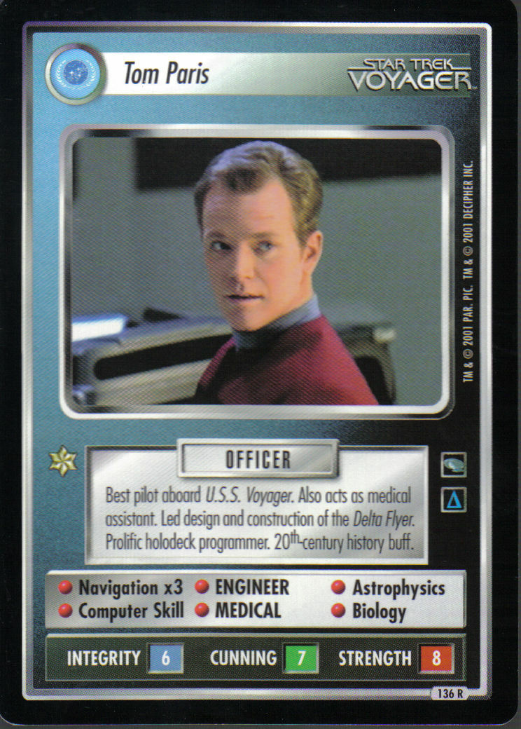 Star Trek CCG Voyager Rare Cards Mint / NM 1 of 3