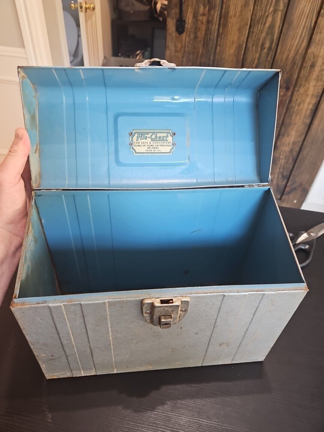 Vintage File Chest Union Steel Corp  #1012 - no keys included.